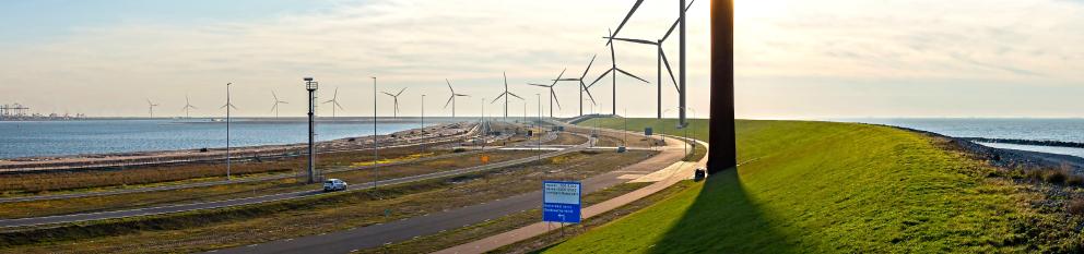Windpark op de Maasvlakte
