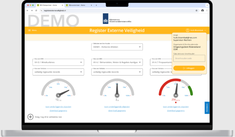 Dataportaal screenshot